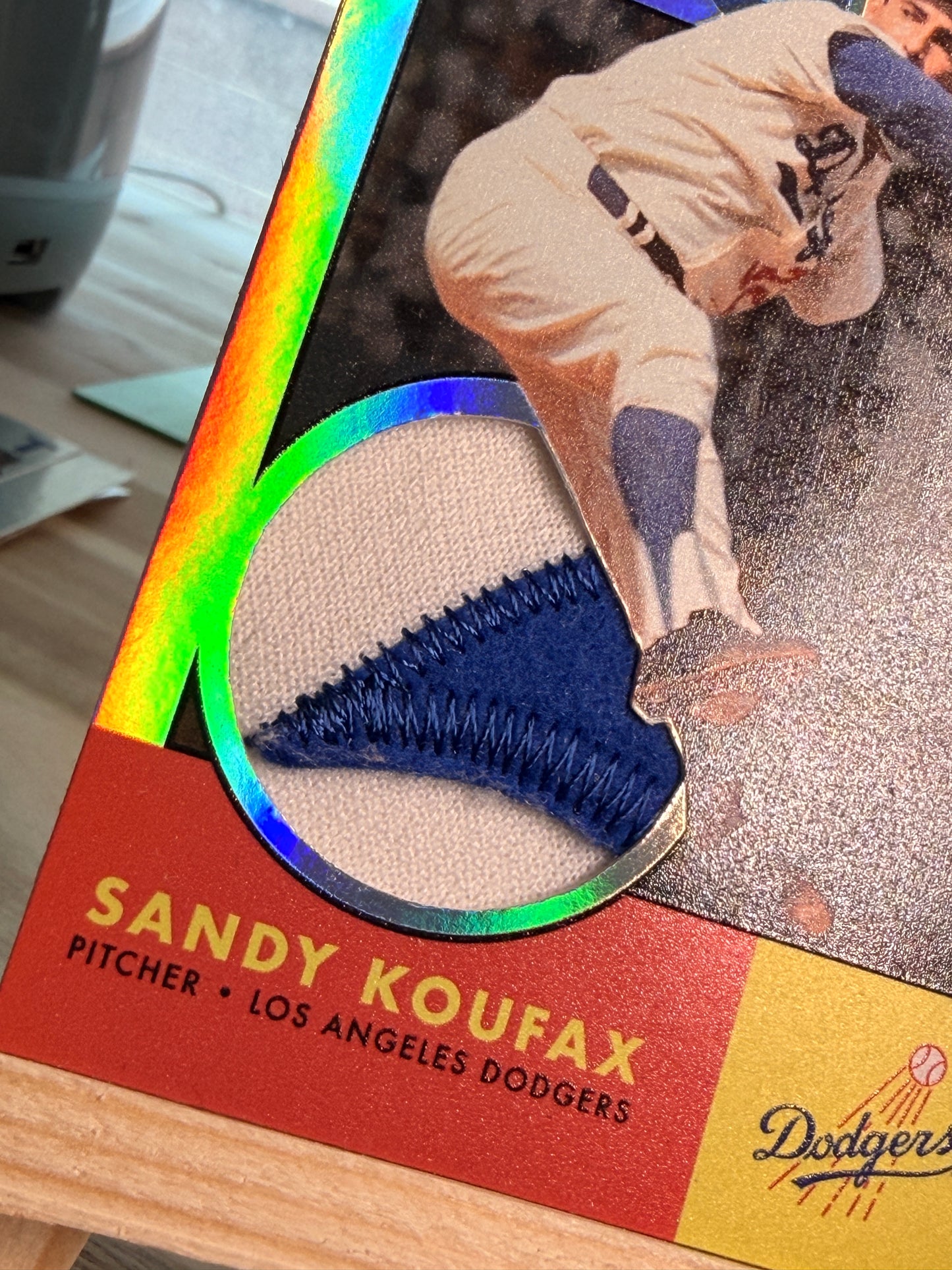 Sandy Koufax Commemorative Custom Relic Card