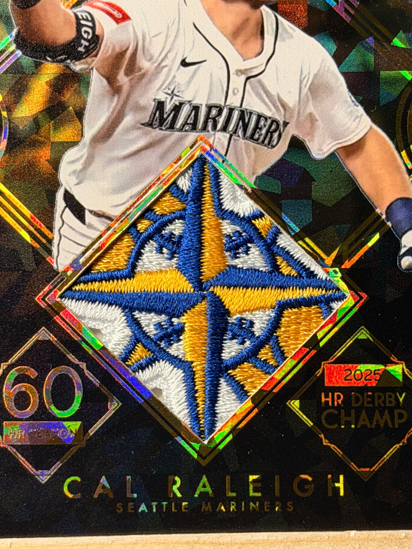 2025 Cal Raleigh Commemorative Custom Relic Card - GOLD