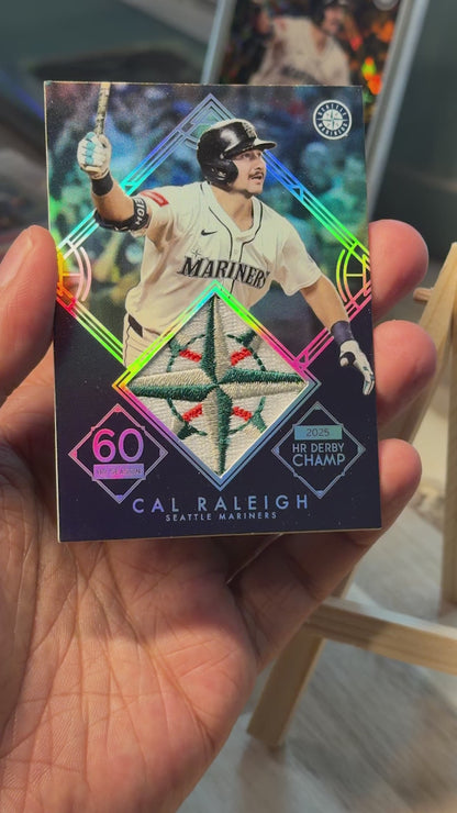 2025 Cal Raleigh Commemorative Custom Relic Card